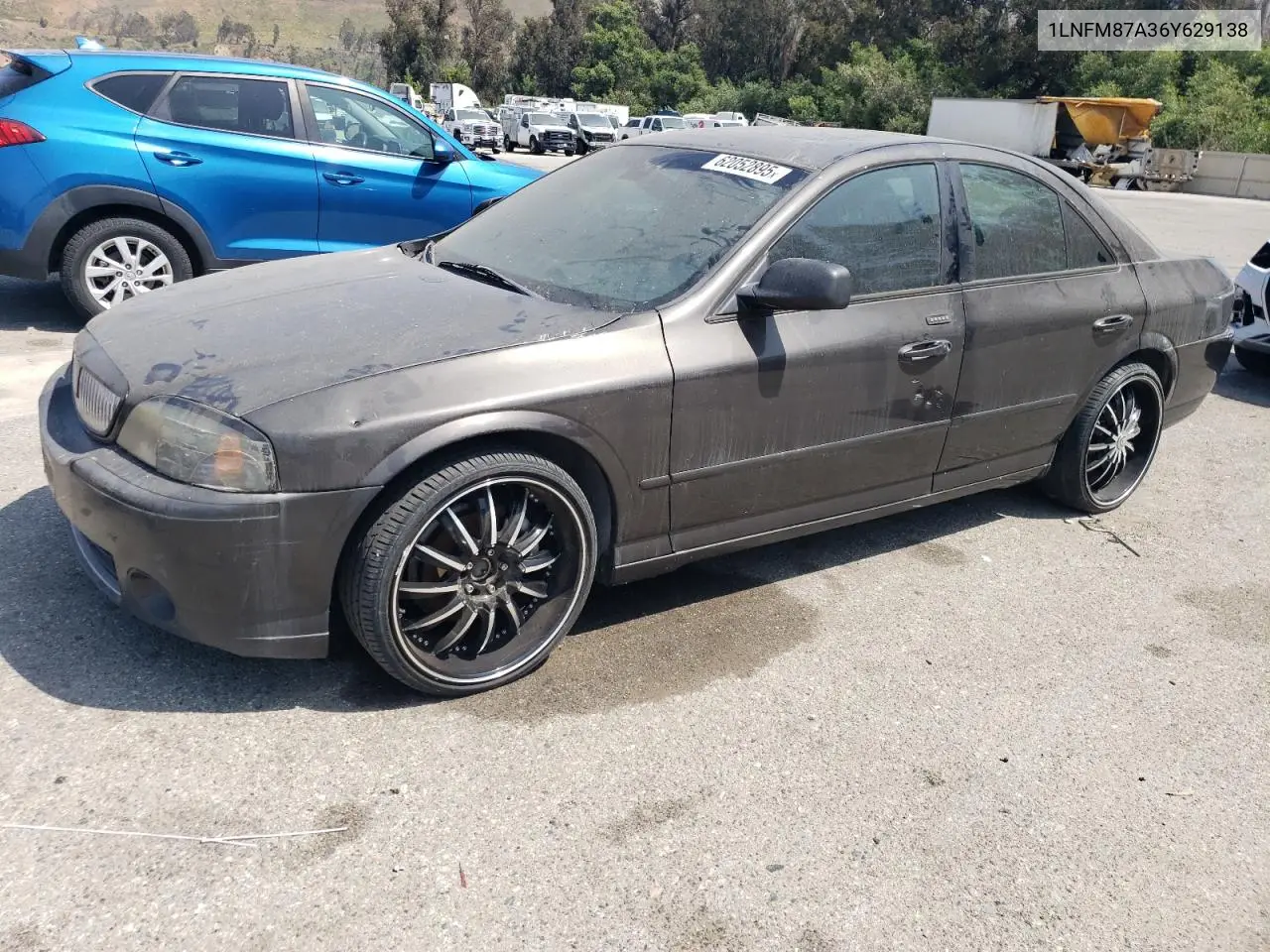 2006 Lincoln Ls VIN: 1LNFM87A36Y629138 Lot: 62052895