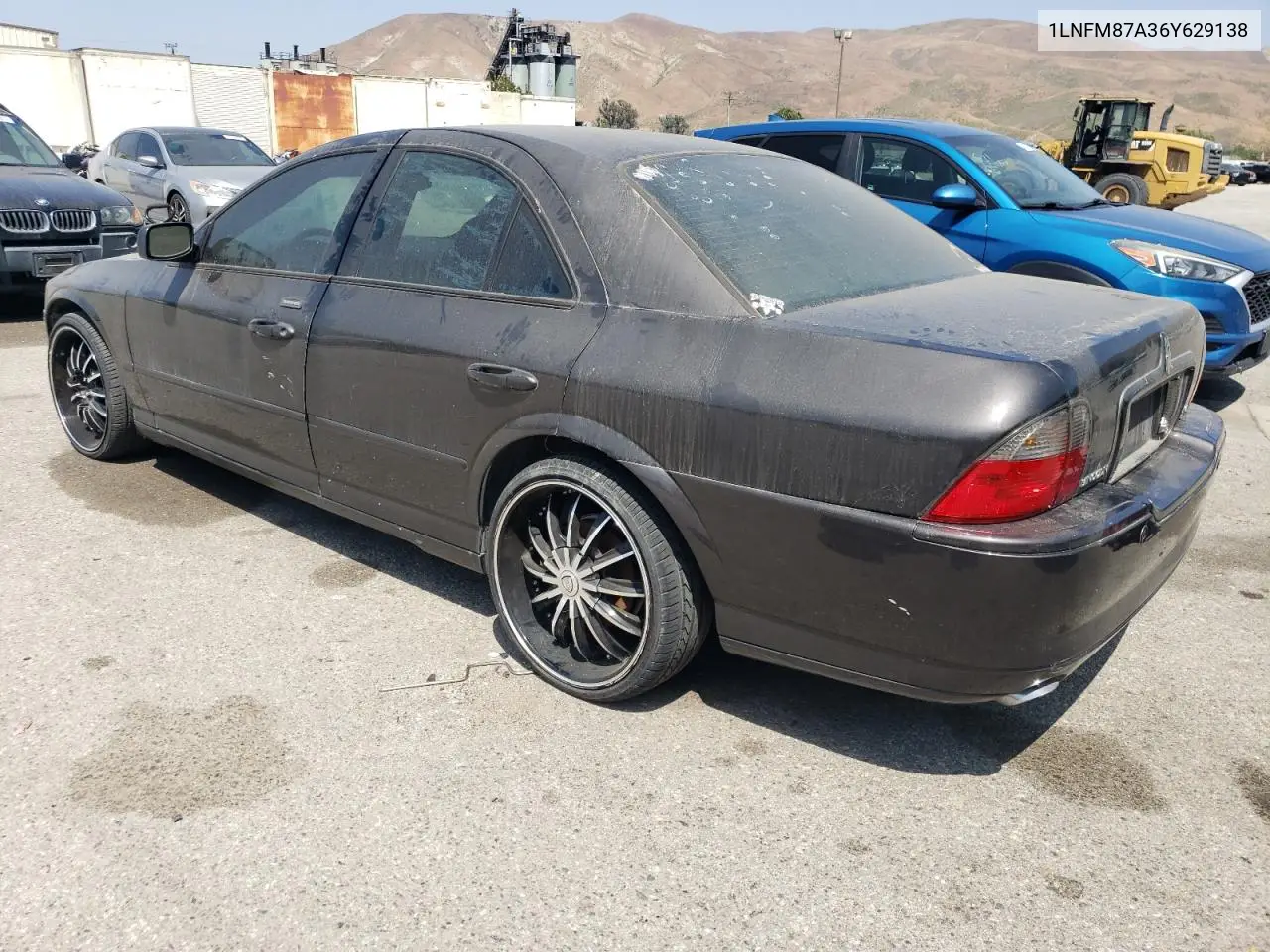 2006 Lincoln Ls VIN: 1LNFM87A36Y629138 Lot: 62052895