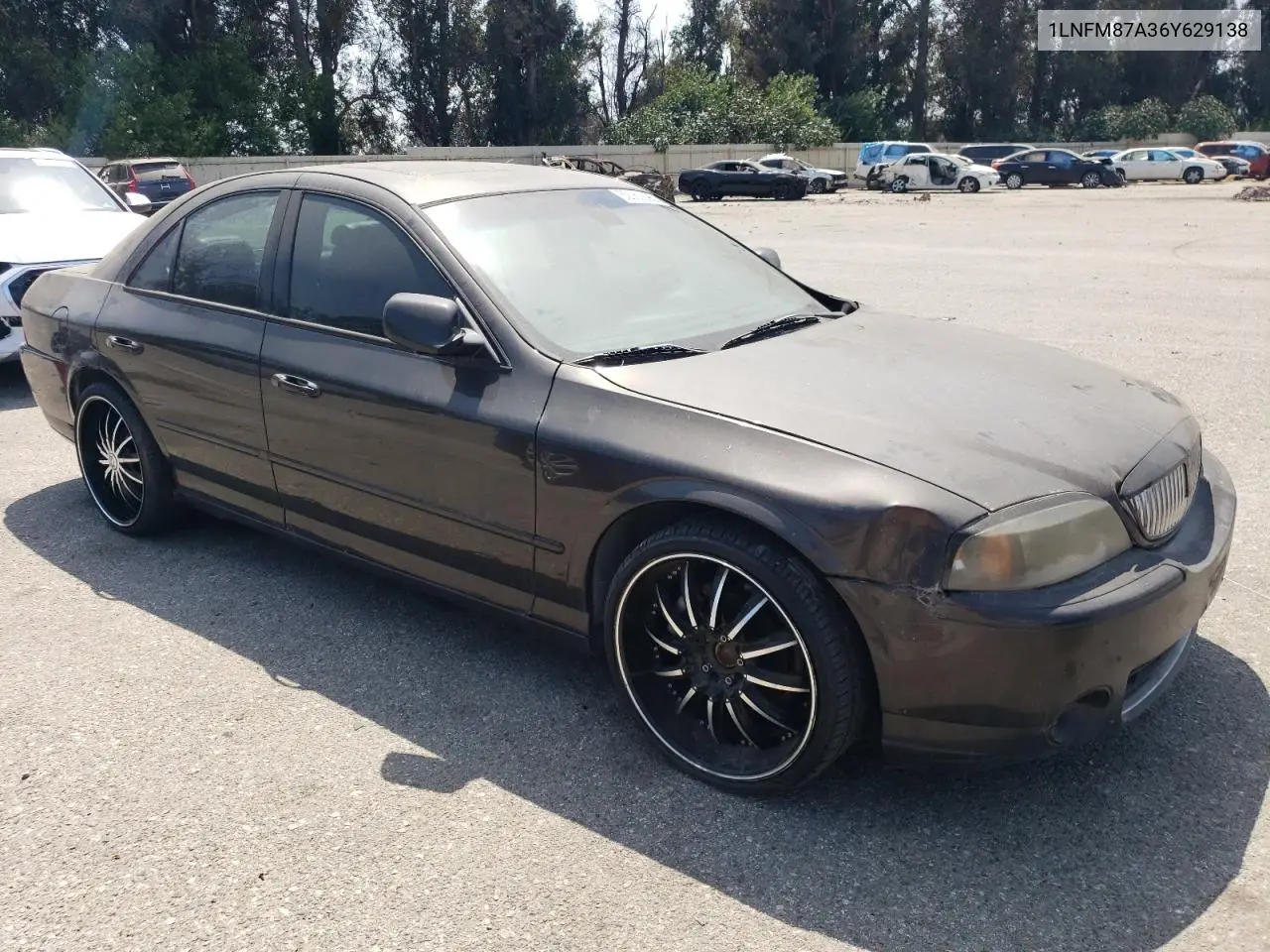 2006 Lincoln Ls VIN: 1LNFM87A36Y629138 Lot: 62052895