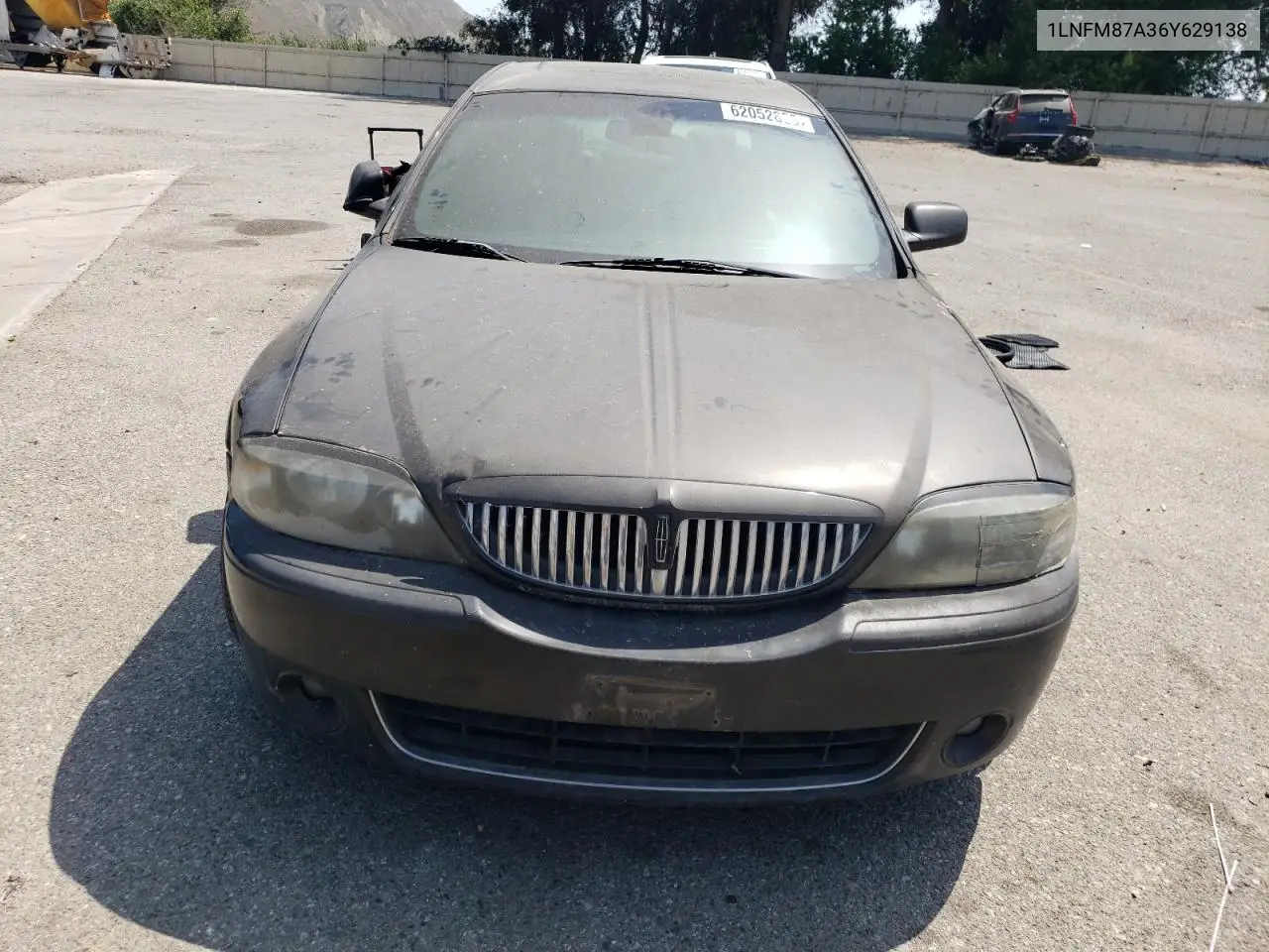 2006 Lincoln Ls VIN: 1LNFM87A36Y629138 Lot: 62052895