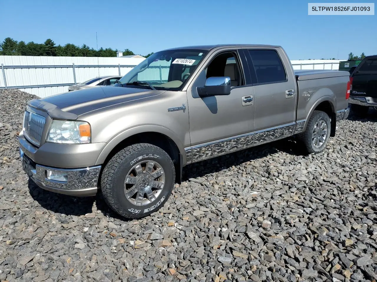 2006 Lincoln Mark Lt VIN: 5LTPW18526FJ01093 Lot: 55383695