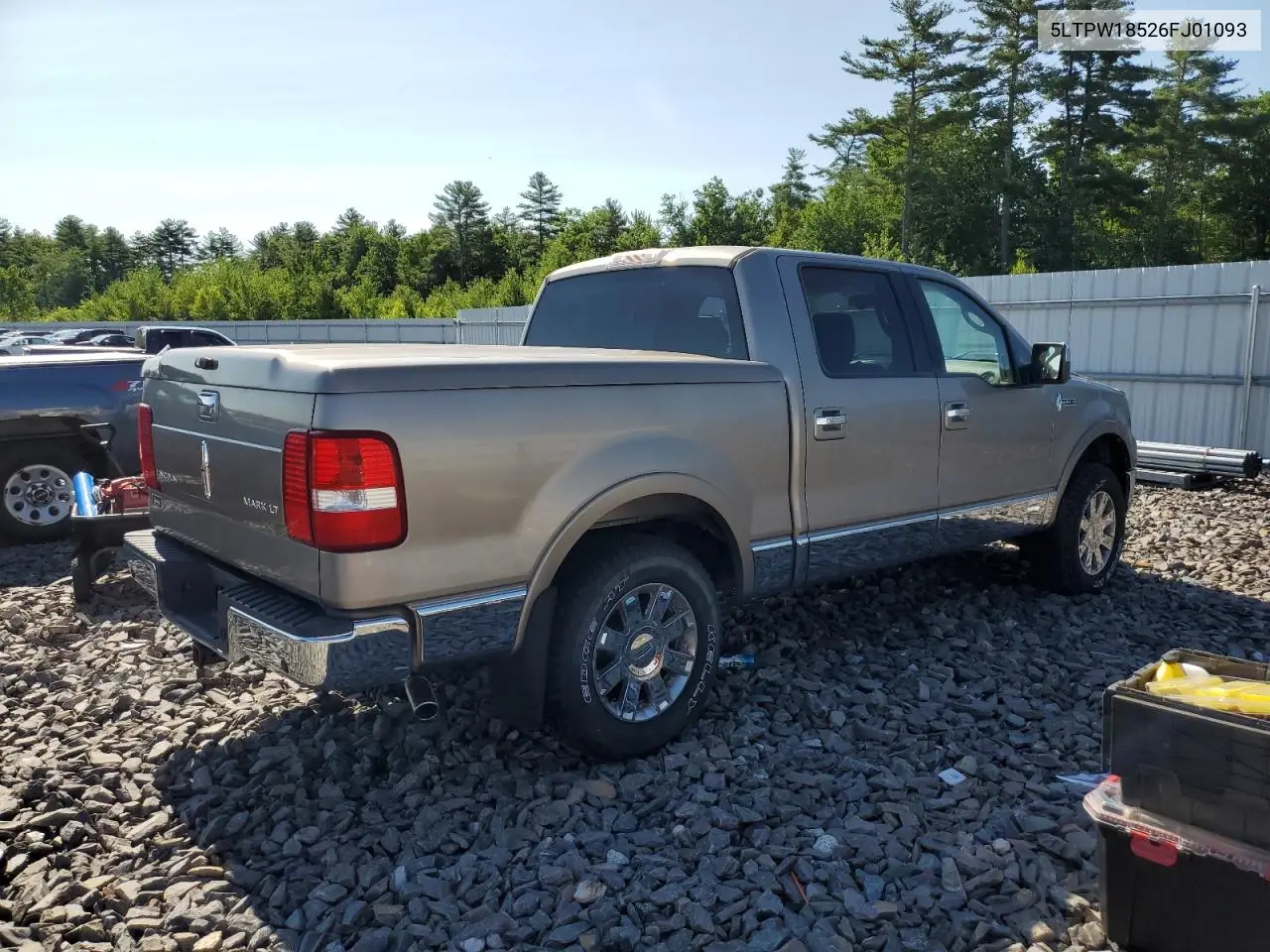 2006 Lincoln Mark Lt VIN: 5LTPW18526FJ01093 Lot: 55383695