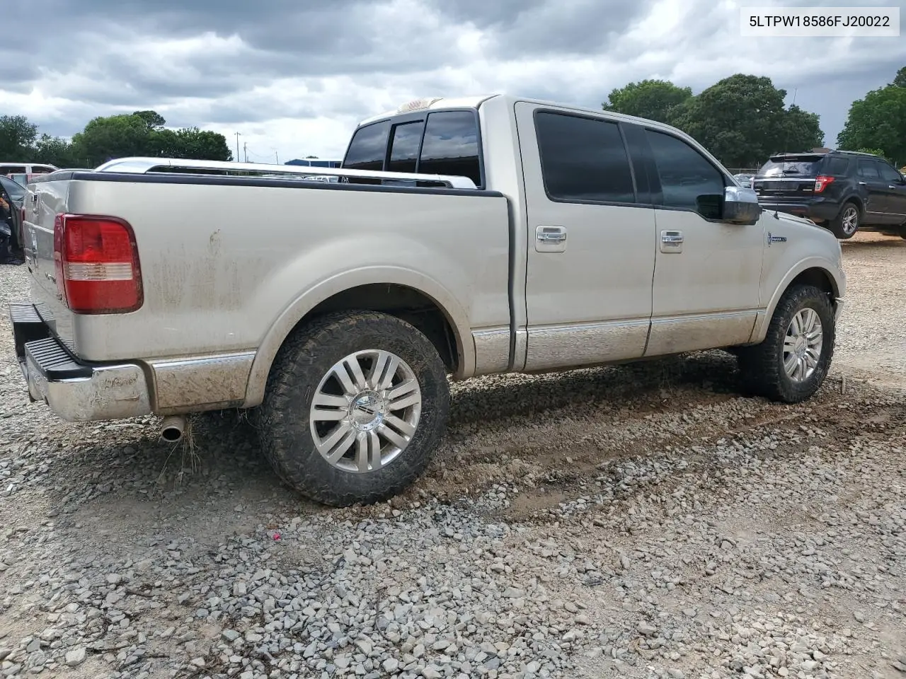 2006 Lincoln Mark Lt VIN: 5LTPW18586FJ20022 Lot: 60239035