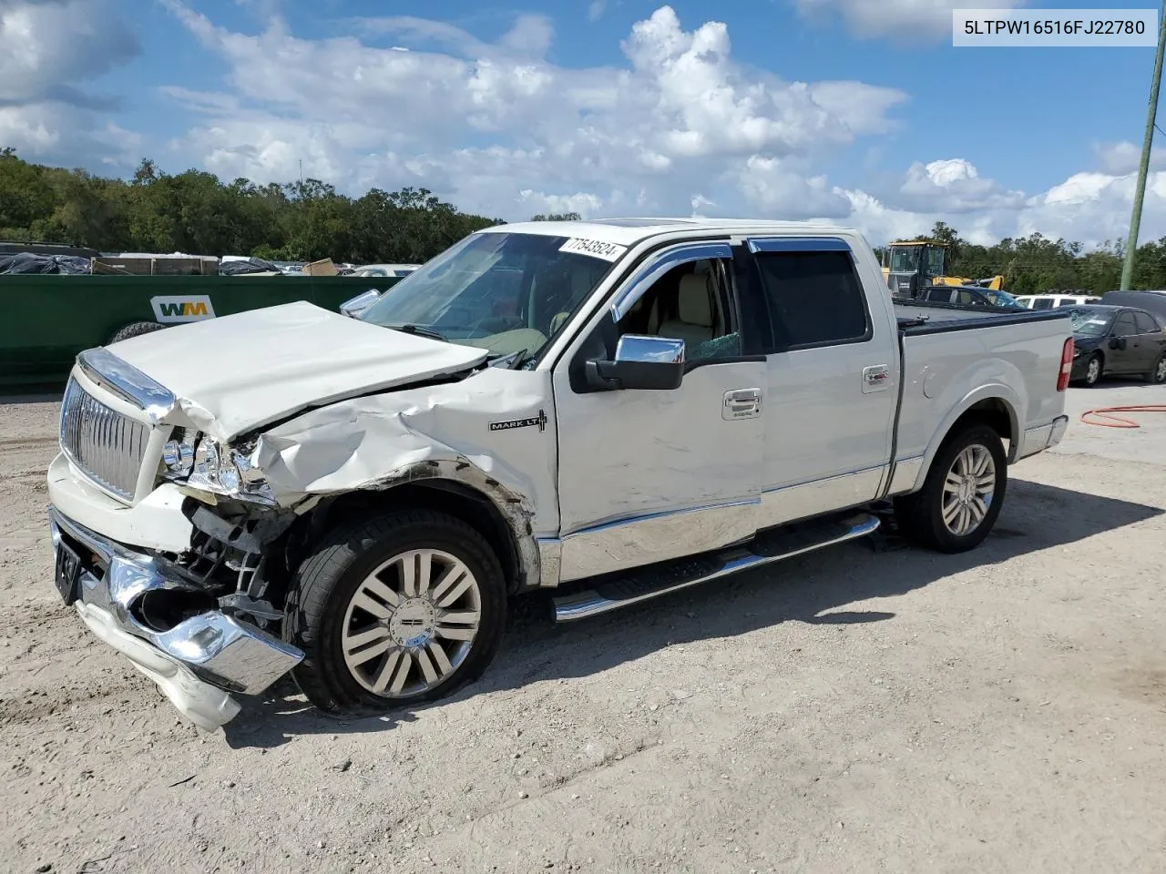 2006 Lincoln Mark Lt VIN: 5LTPW16516FJ22780 Lot: 77543524