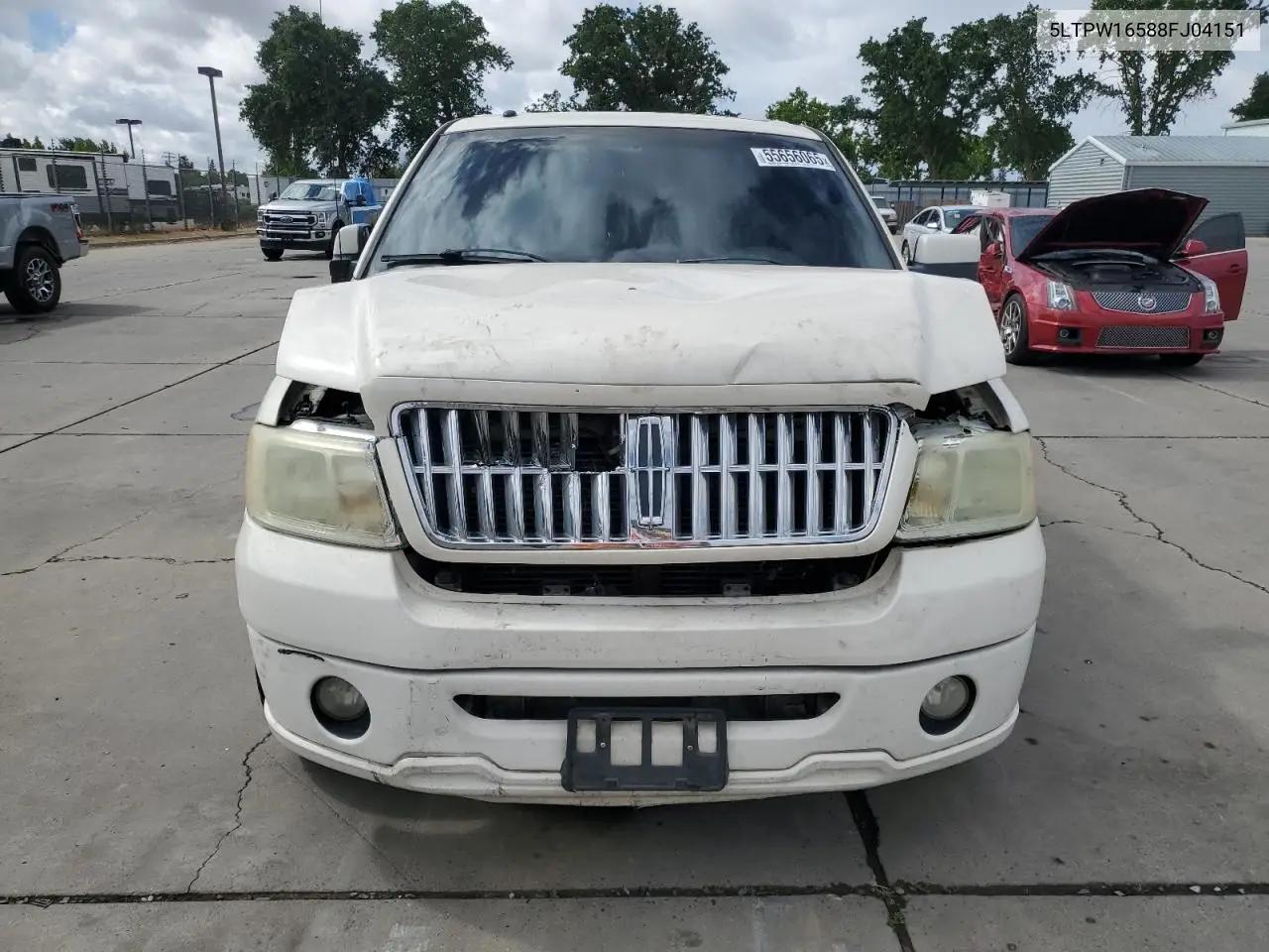 2008 Lincoln Mark Lt VIN: 5LTPW16588FJ04151 Lot: 55656065