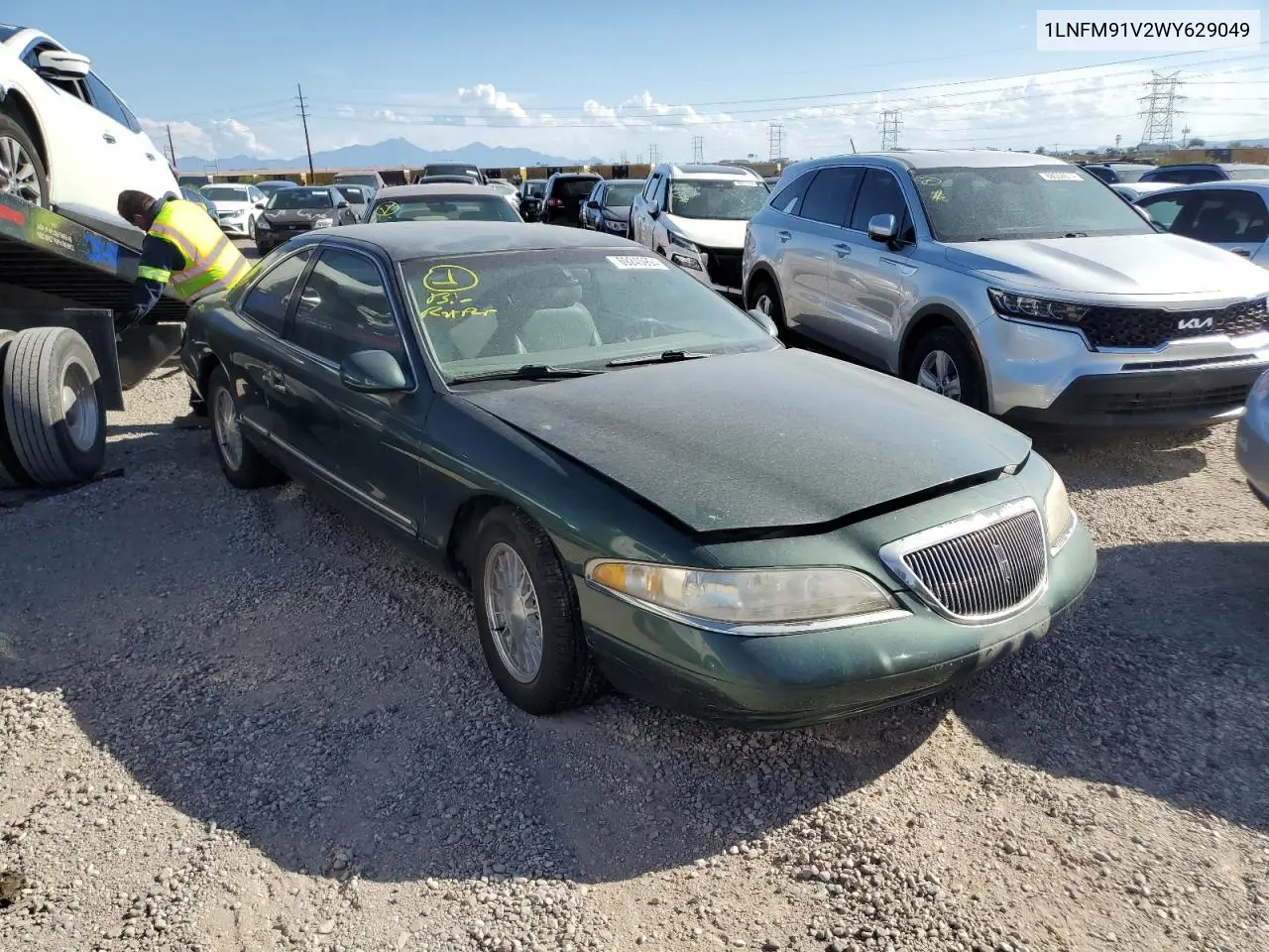 1995 Lincoln Mark Viii VIN: 1LNFM91V2WY629049 Lot: 47287495