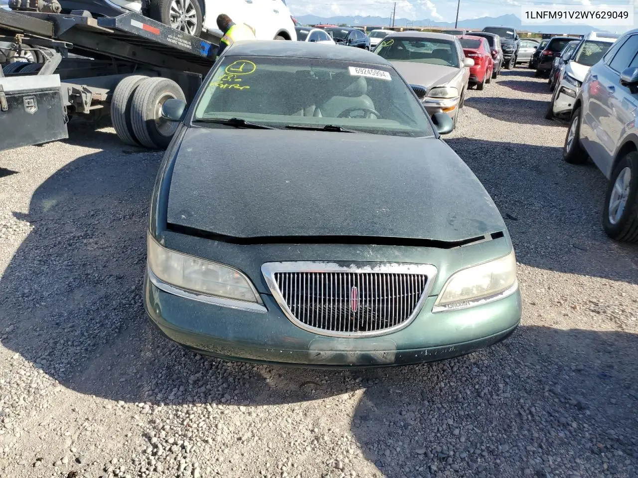 1995 Lincoln Mark Viii VIN: 1LNFM91V2WY629049 Lot: 47287495