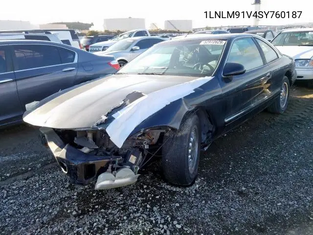 1995 Lincoln Mark Viii Base VIN: 1LNLM91V4SY760187 Lot: 51608165