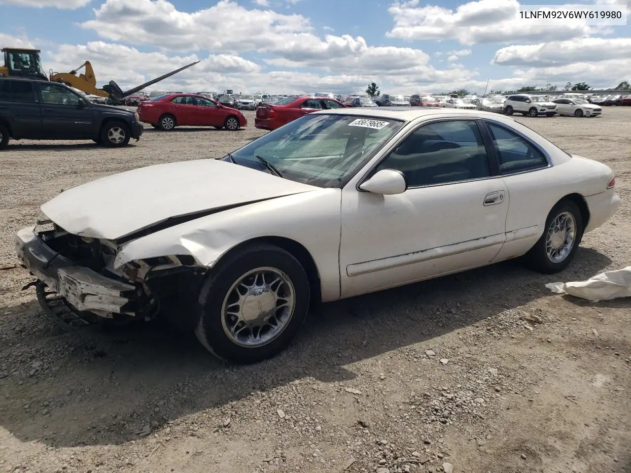 1998 Lincoln Mark Viii Lsc VIN: 1LNFM92V6WY619980 Lot: 55679685