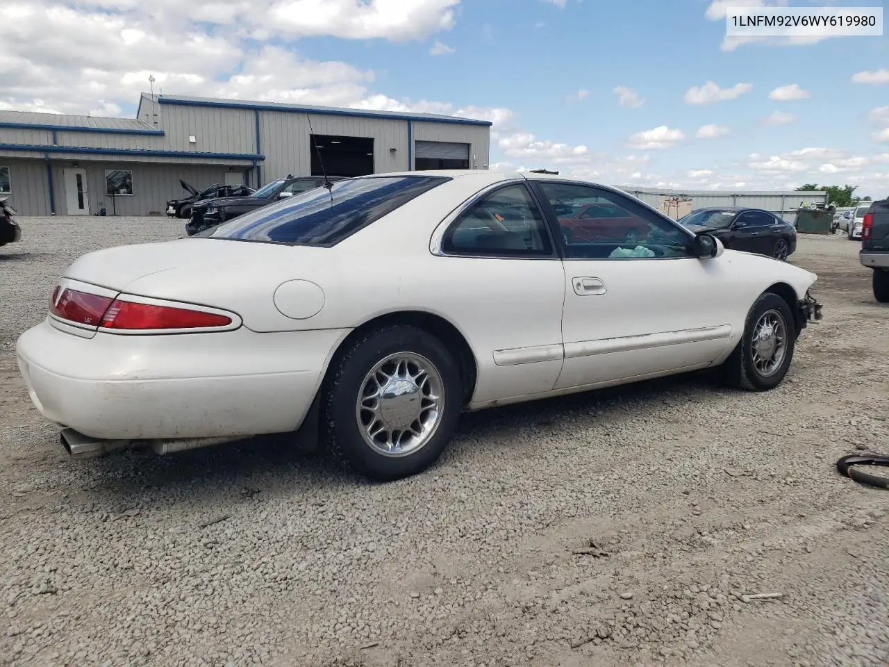 1998 Lincoln Mark Viii Lsc VIN: 1LNFM92V6WY619980 Lot: 55679685