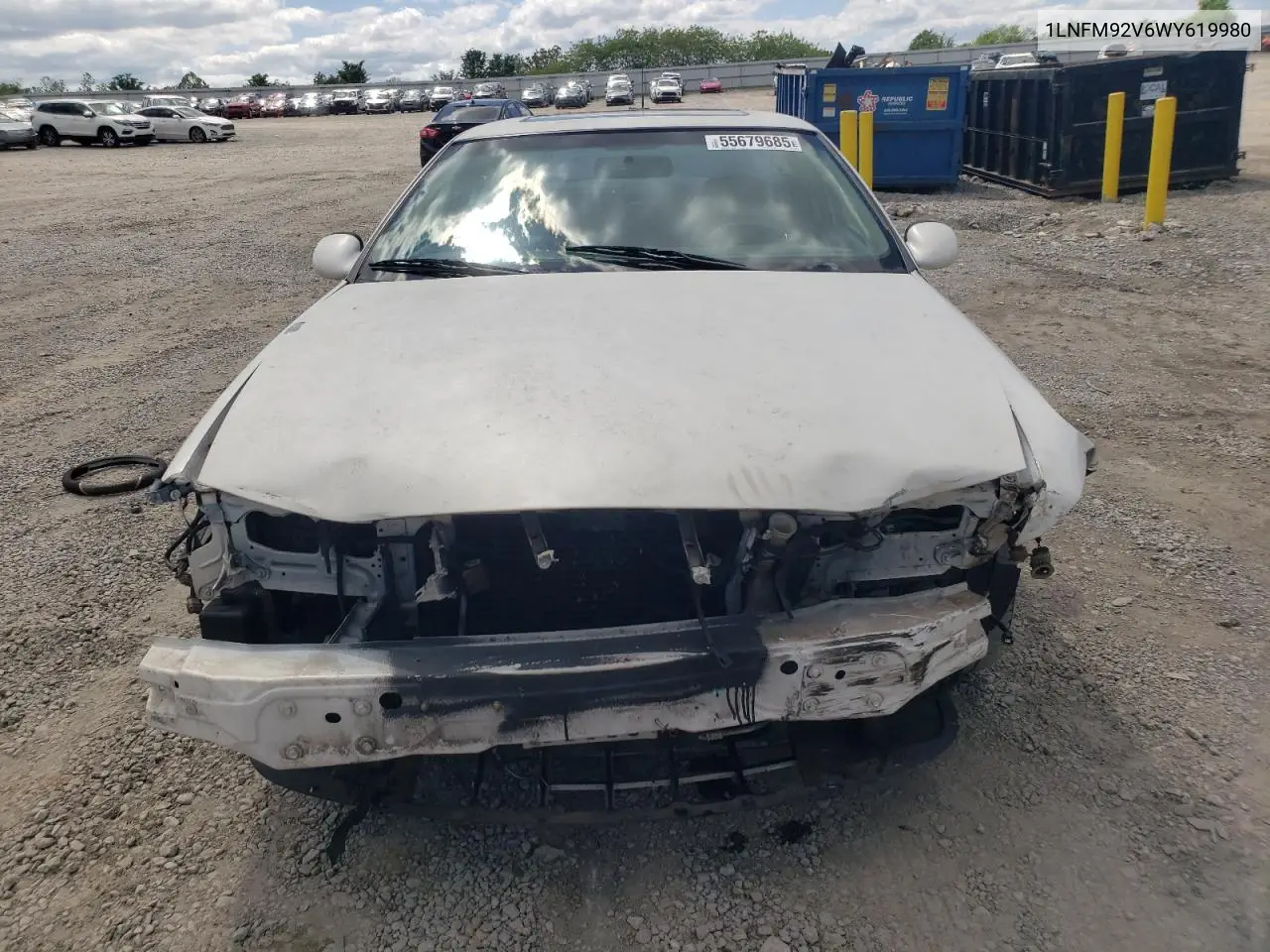 1998 Lincoln Mark Viii Lsc VIN: 1LNFM92V6WY619980 Lot: 55679685