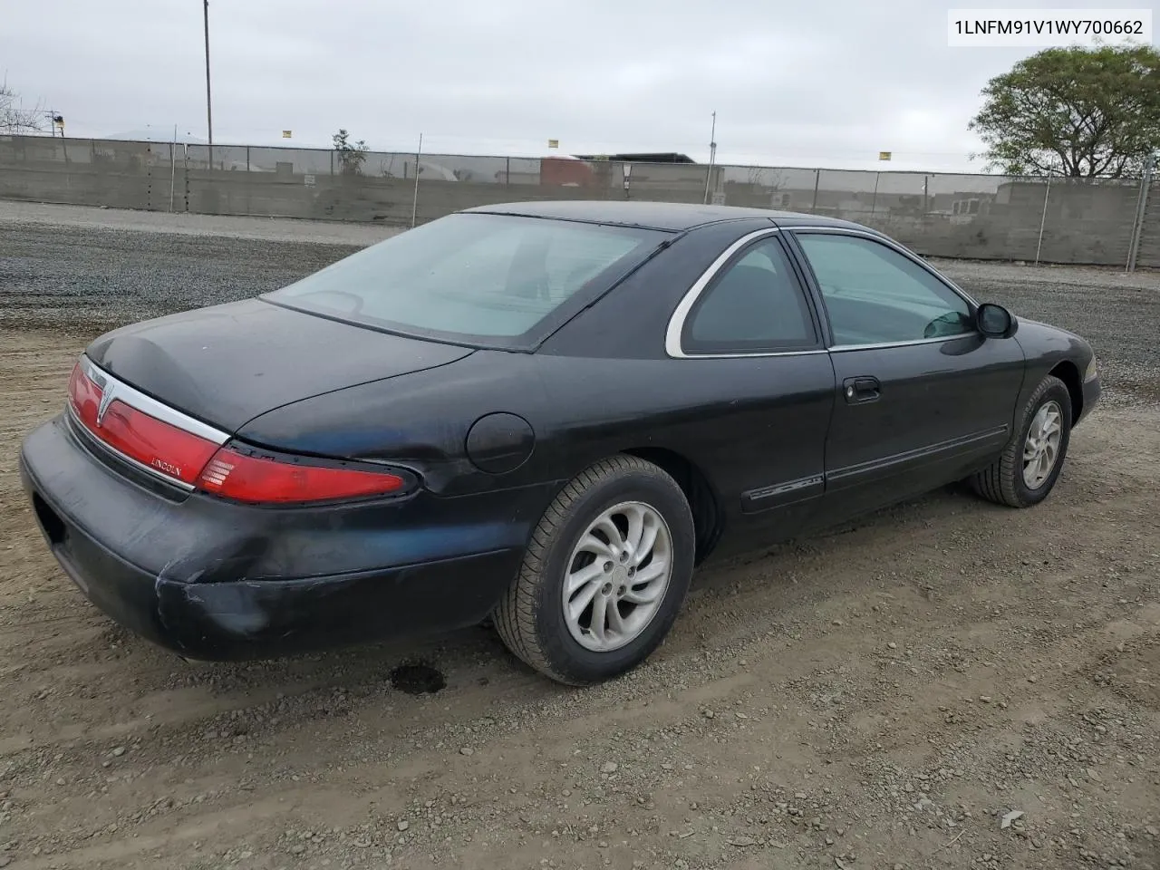 1998 Lincoln Mark Viii VIN: 1LNFM91V1WY700662 Lot: 57137004