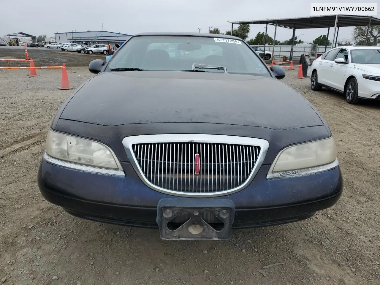 1998 Lincoln Mark Viii VIN: 1LNFM91V1WY700662 Lot: 57137004