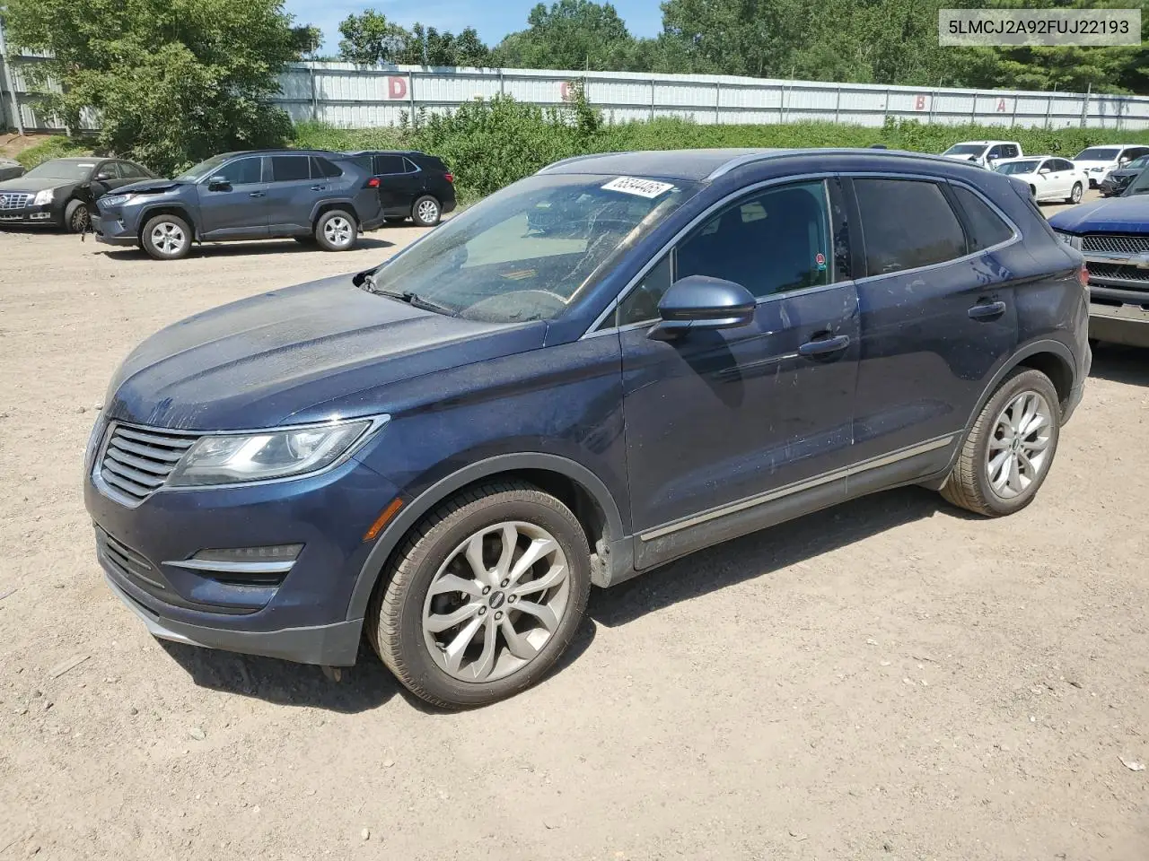 2015 Lincoln Mkc VIN: 5LMCJ2A92FUJ22193 Lot: 65344465