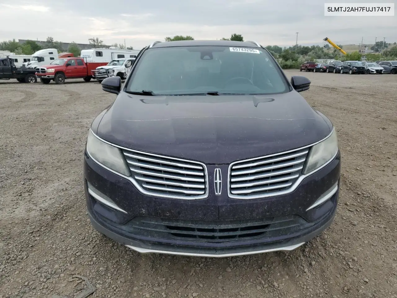 2015 Lincoln Mkc VIN: 5LMTJ2AH7FUJ17417 Lot: 65743295