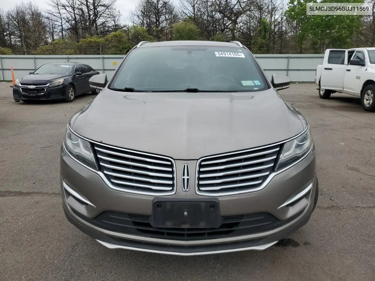 2016 Lincoln Mkc Reserve VIN: 5LMCJ3D96GUJ11569 Lot: 54914105