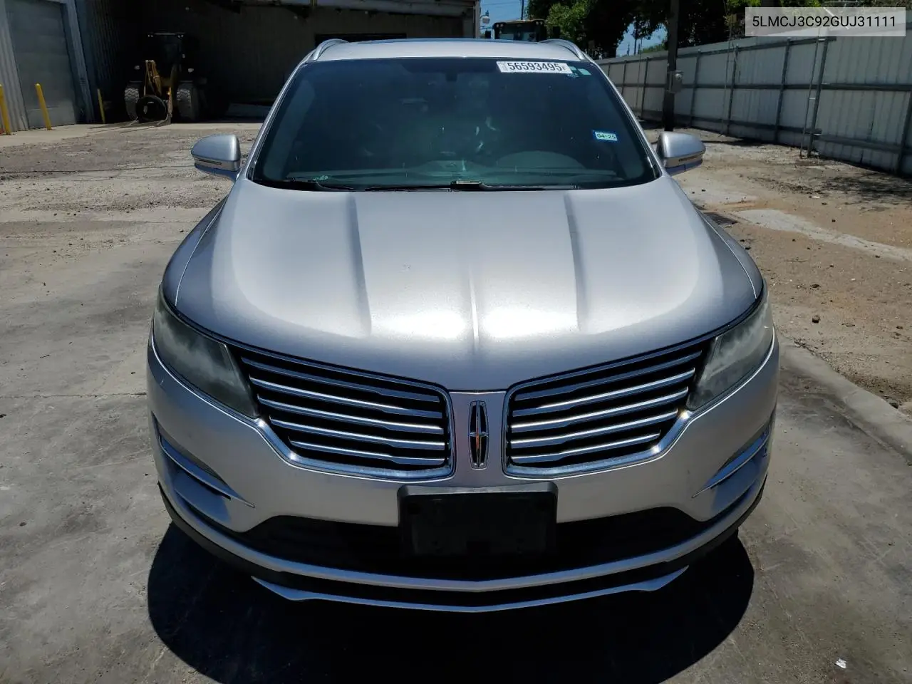 2016 Lincoln Mkc Reserve VIN: 5LMCJ3C92GUJ31111 Lot: 56593495