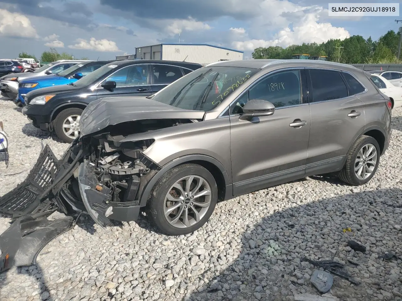 2016 Lincoln Mkc Select VIN: 5LMCJ2C92GUJ18918 Lot: 57078635
