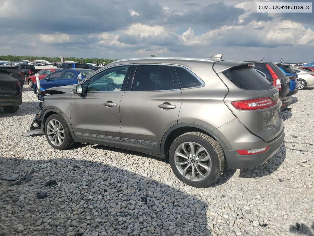 2016 Lincoln Mkc Select VIN: 5LMCJ2C92GUJ18918 Lot: 57078635