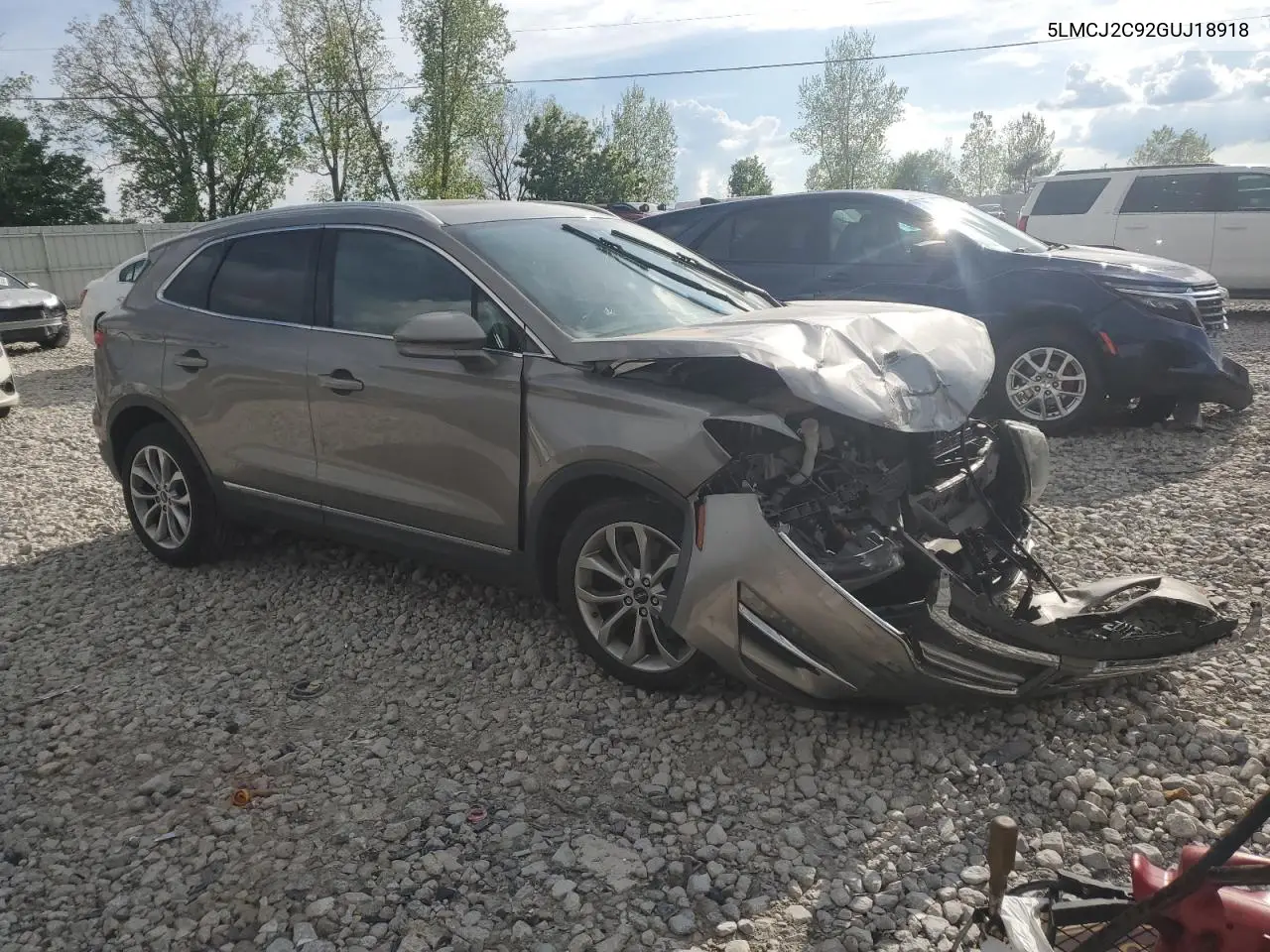 2016 Lincoln Mkc Select VIN: 5LMCJ2C92GUJ18918 Lot: 57078635