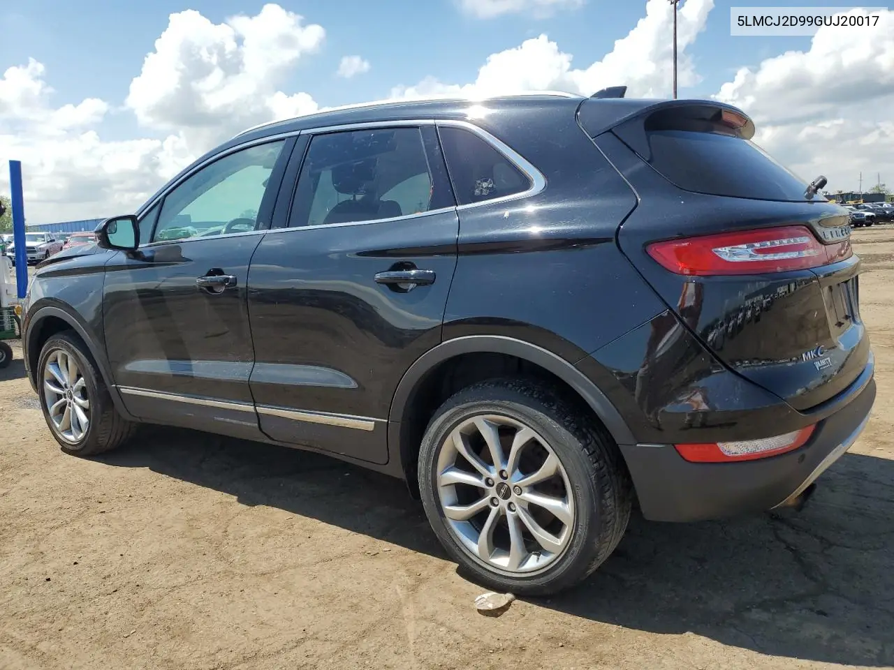 2016 Lincoln Mkc Select VIN: 5LMCJ2D99GUJ20017 Lot: 57096925
