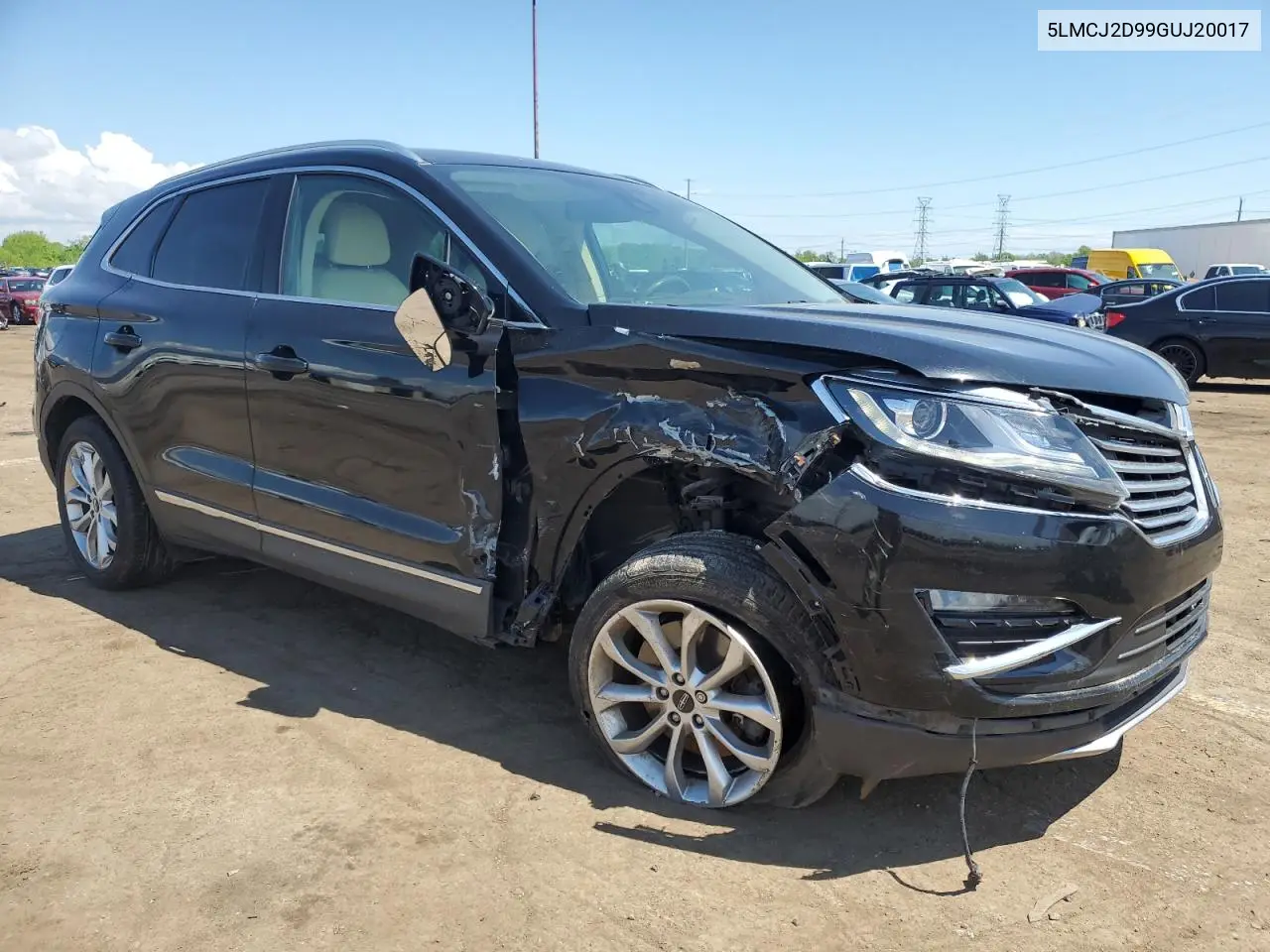 2016 Lincoln Mkc Select VIN: 5LMCJ2D99GUJ20017 Lot: 57096925