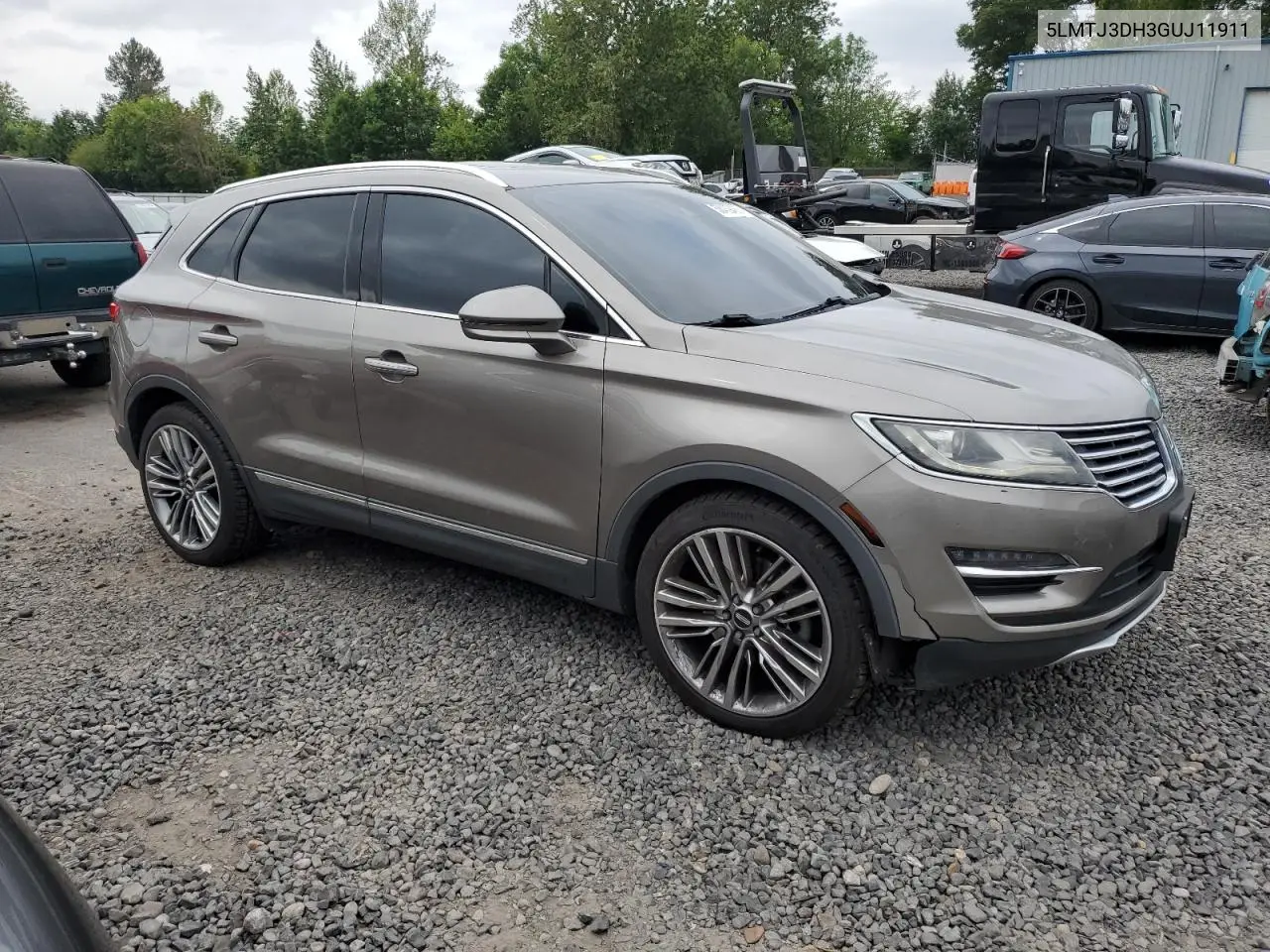 2016 Lincoln Mkc Reserve VIN: 5LMTJ3DH3GUJ11911 Lot: 58439465