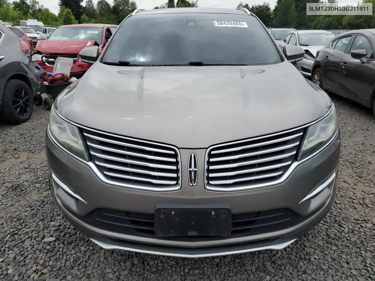 2016 Lincoln Mkc Reserve VIN: 5LMTJ3DH3GUJ11911 Lot: 58439465