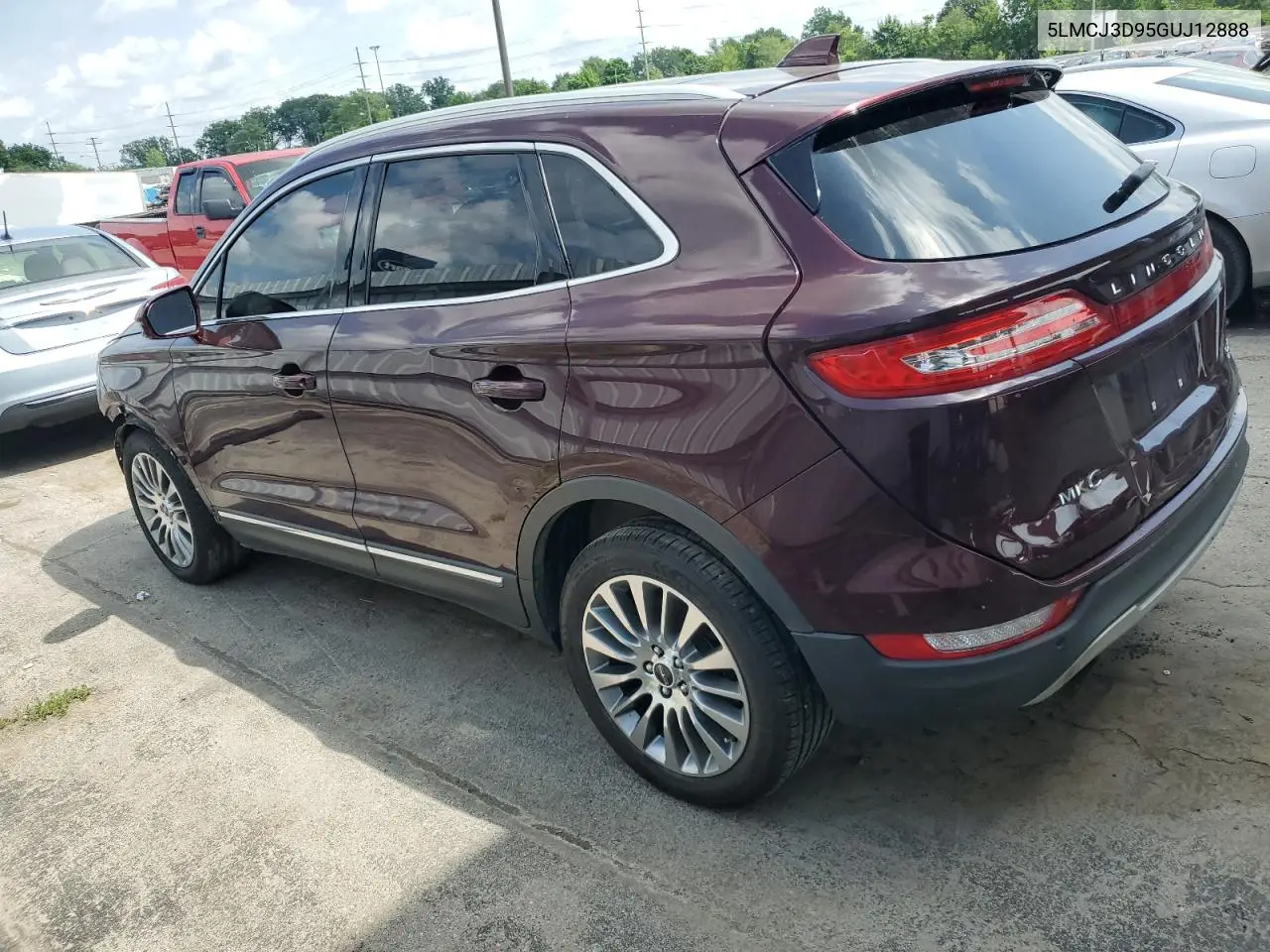 2016 Lincoln Mkc Reserve VIN: 5LMCJ3D95GUJ12888 Lot: 60785085