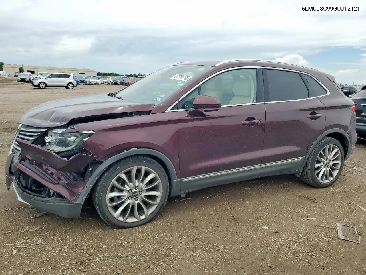 2016 Lincoln Mkc Reserve VIN: 5LMCJ3C99GUJ12121 Lot: 61780745