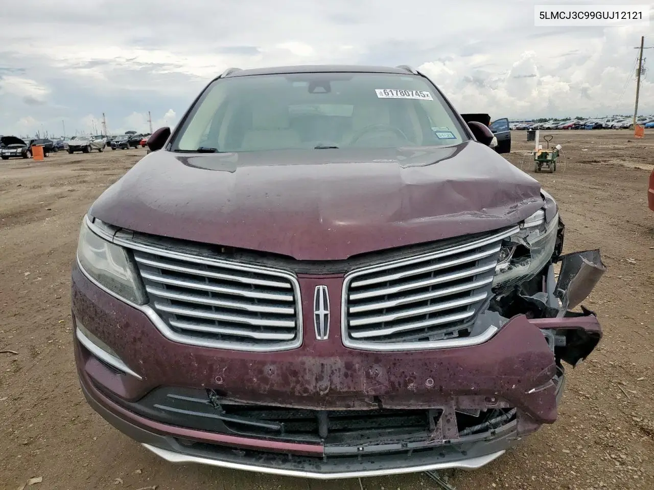 2016 Lincoln Mkc Reserve VIN: 5LMCJ3C99GUJ12121 Lot: 61780745