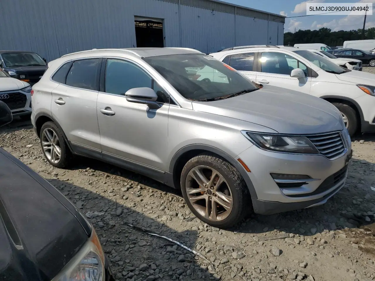 2016 Lincoln Mkc Reserve VIN: 5LMCJ3D90GUJ04942 Lot: 62164015