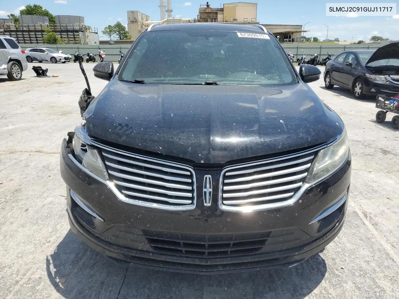 2016 Lincoln Mkc Select VIN: 5LMCJ2C91GUJ11717 Lot: 62309815