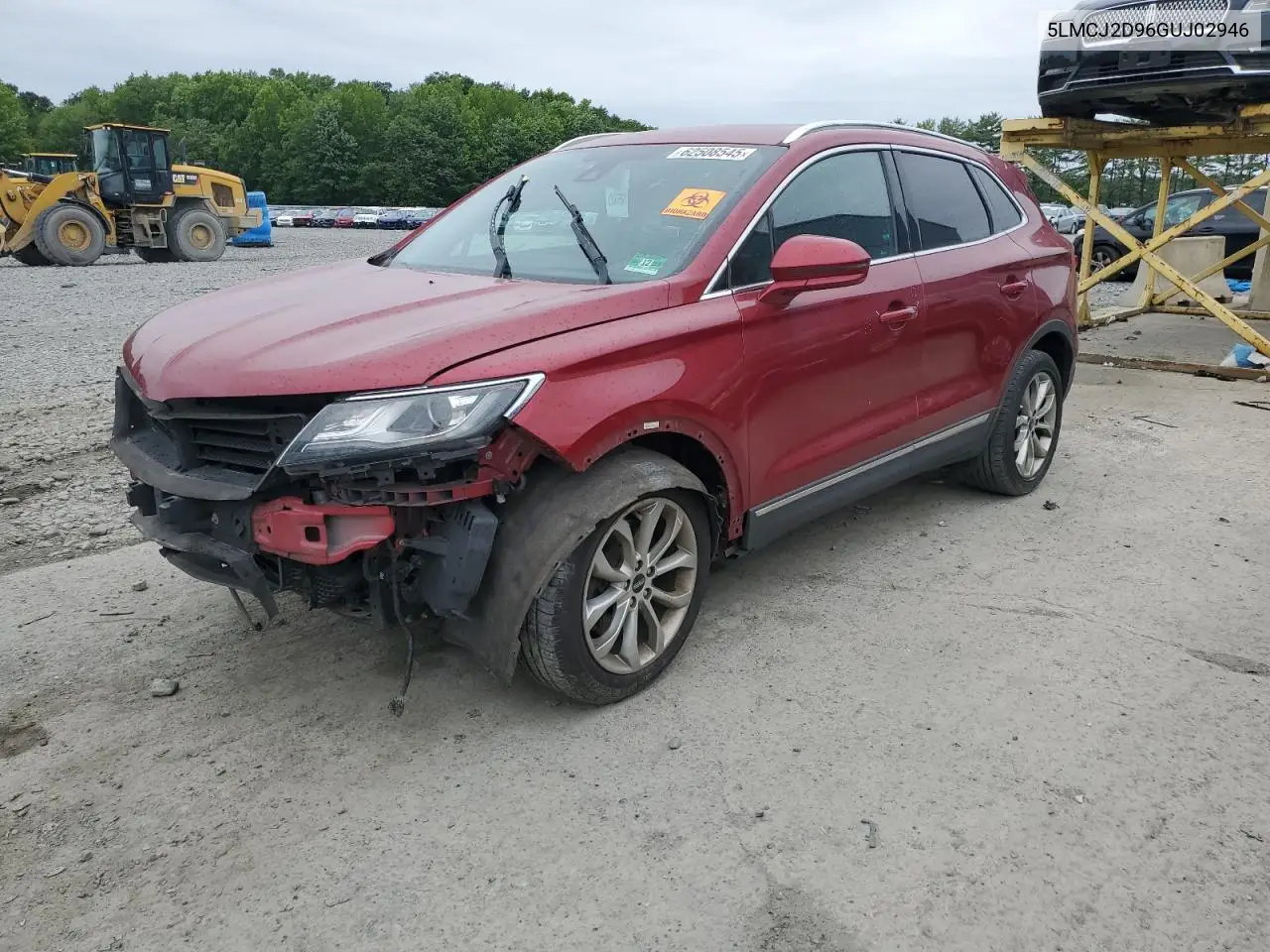 2016 Lincoln Mkc Select VIN: 5LMCJ2D96GUJ02946 Lot: 62508545
