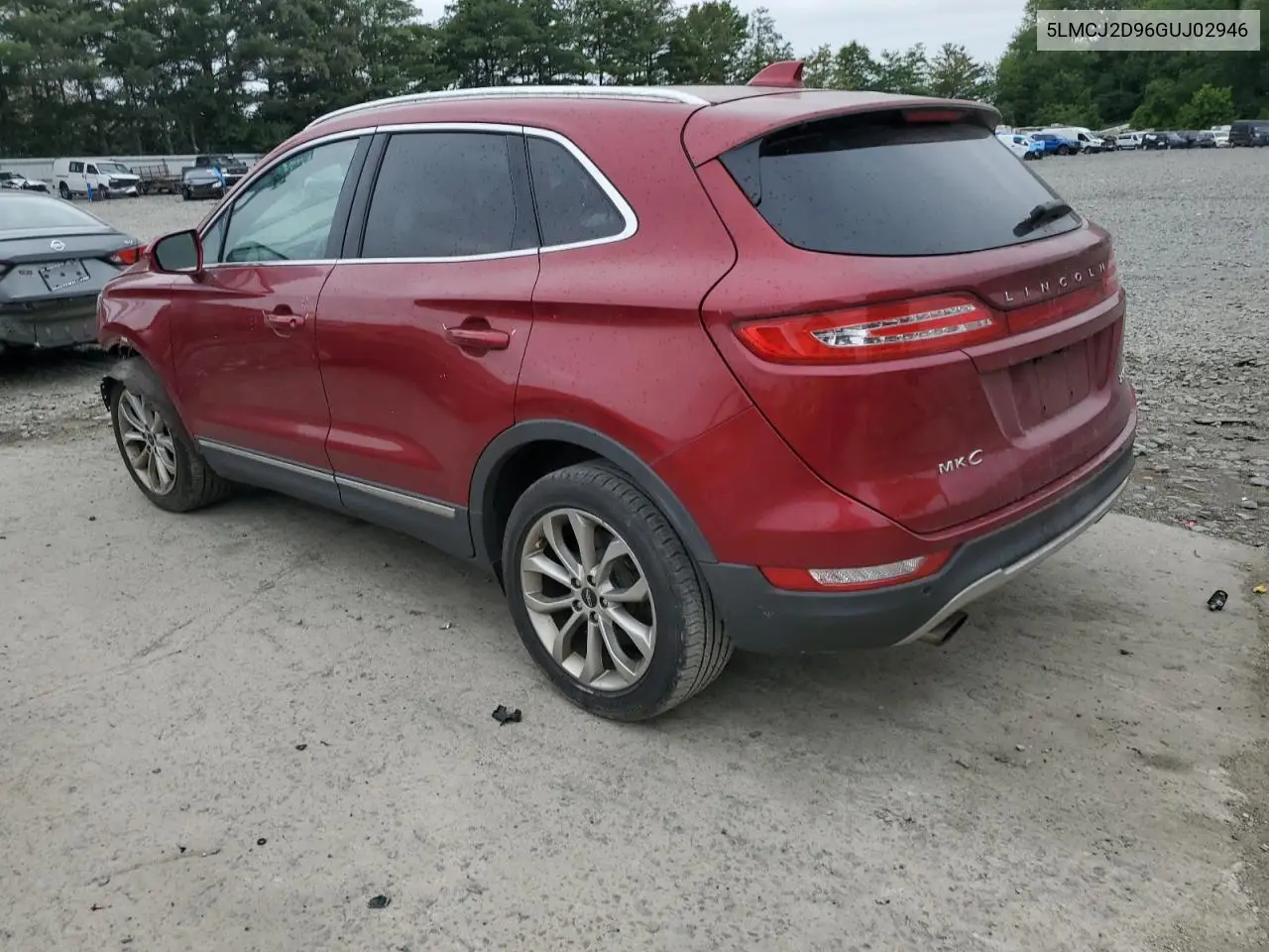 2016 Lincoln Mkc Select VIN: 5LMCJ2D96GUJ02946 Lot: 62508545
