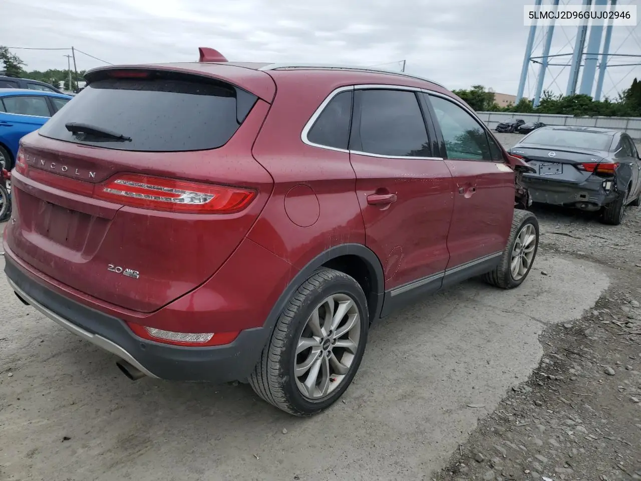 2016 Lincoln Mkc Select VIN: 5LMCJ2D96GUJ02946 Lot: 62508545
