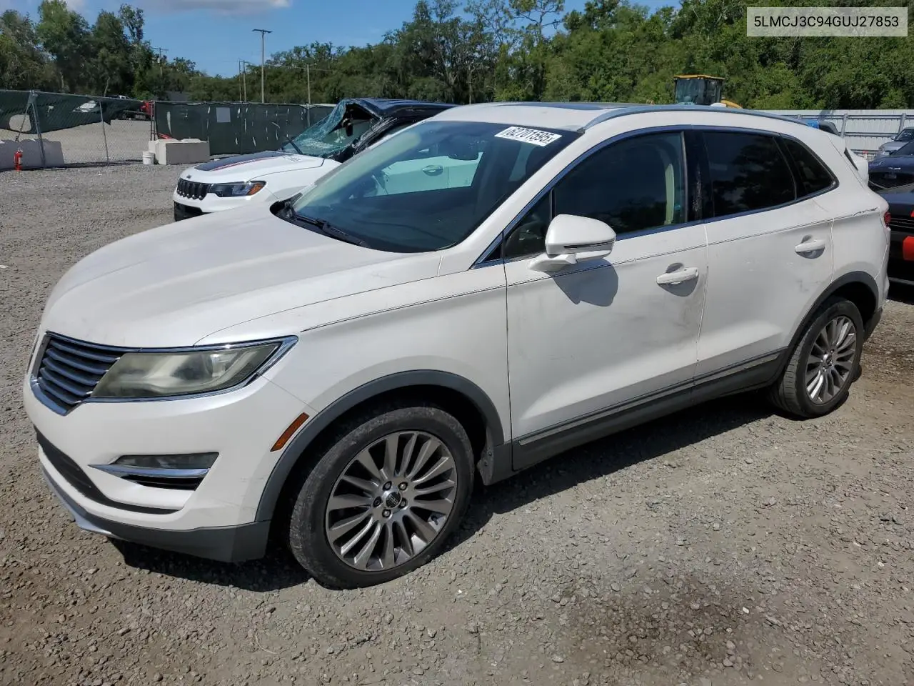2016 Lincoln Mkc Reserve VIN: 5LMCJ3C94GUJ27853 Lot: 62701595