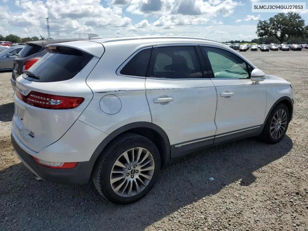 2016 Lincoln Mkc Reserve VIN: 5LMCJ3C94GUJ27853 Lot: 62701595