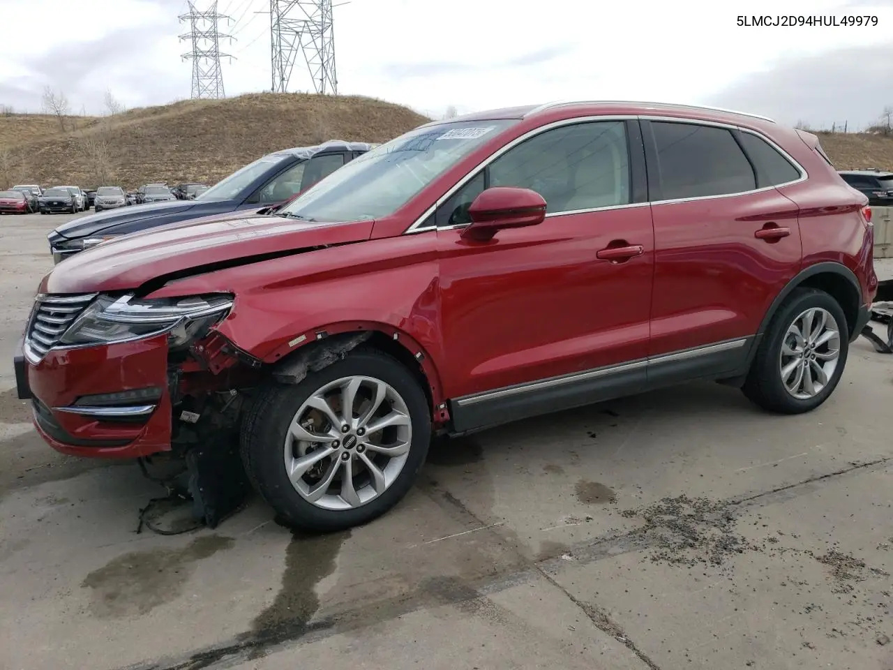 2017 Lincoln Mkc Select VIN: 5LMCJ2D94HUL49979 Lot: 50047075