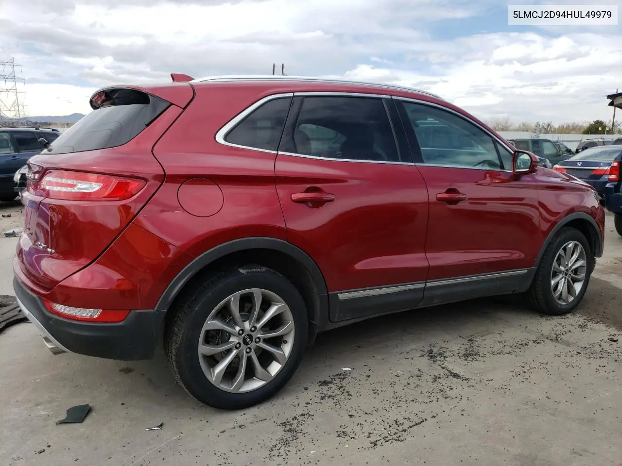2017 Lincoln Mkc Select VIN: 5LMCJ2D94HUL49979 Lot: 50047075