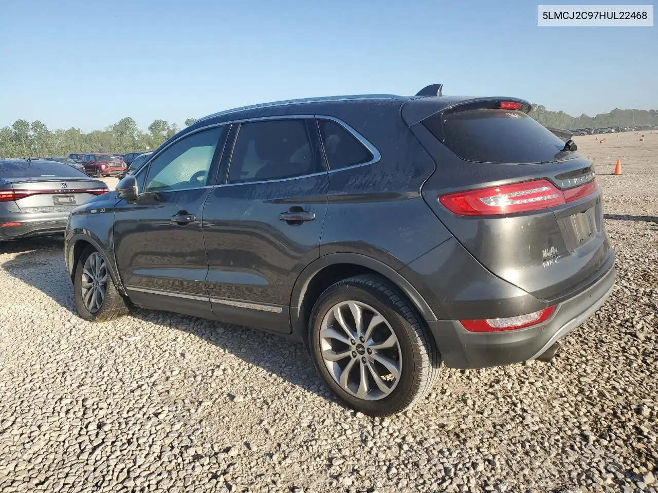 2017 Lincoln Mkc Select VIN: 5LMCJ2C97HUL22468 Lot: 52109315