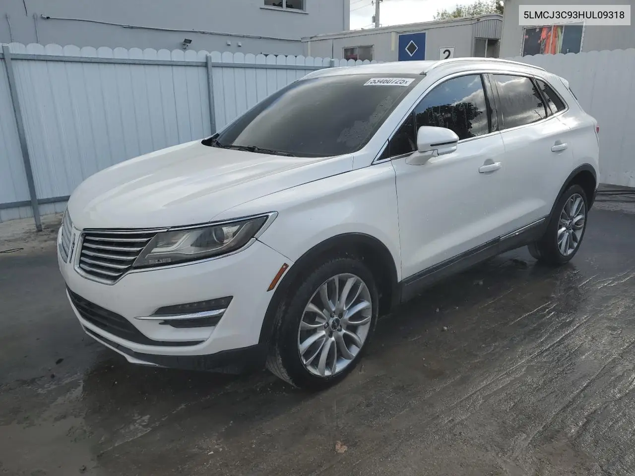 2017 Lincoln Mkc Reserve VIN: 5LMCJ3C93HUL09318 Lot: 53460725