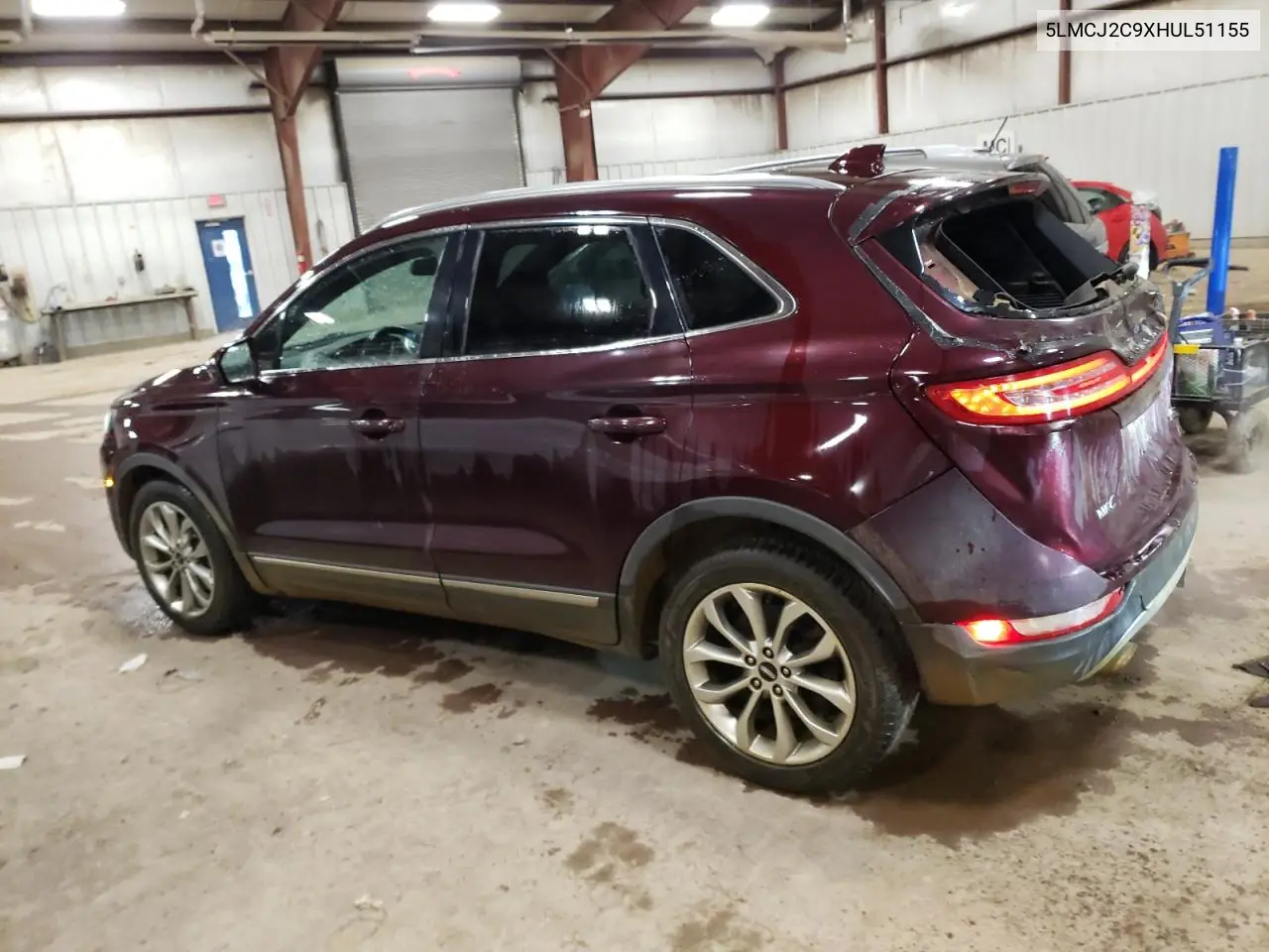 2017 Lincoln Mkc Select VIN: 5LMCJ2C9XHUL51155 Lot: 55499655