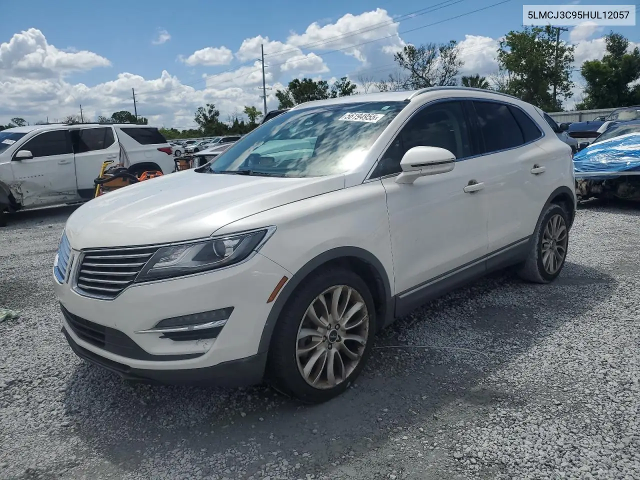 2017 Lincoln Mkc Reserve VIN: 5LMCJ3C95HUL12057 Lot: 56194955