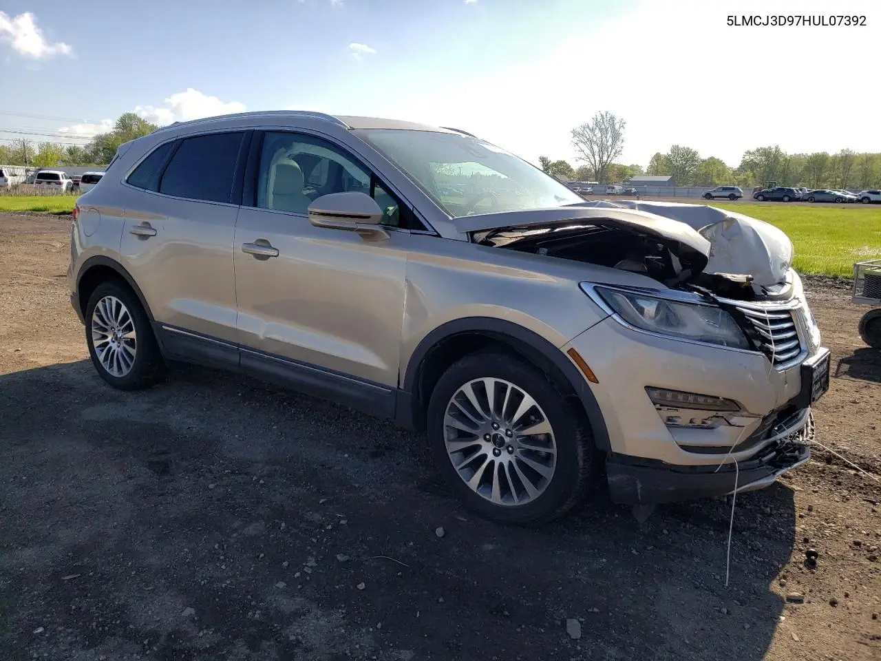 2017 Lincoln Mkc Reserve VIN: 5LMCJ3D97HUL07392 Lot: 56491945