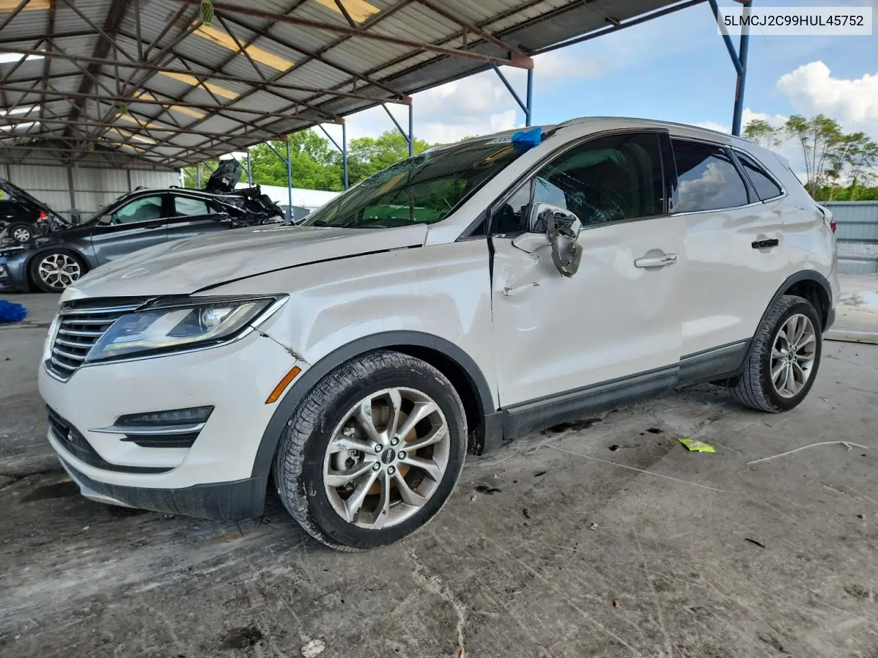 2017 Lincoln Mkc Select VIN: 5LMCJ2C99HUL45752 Lot: 58619965