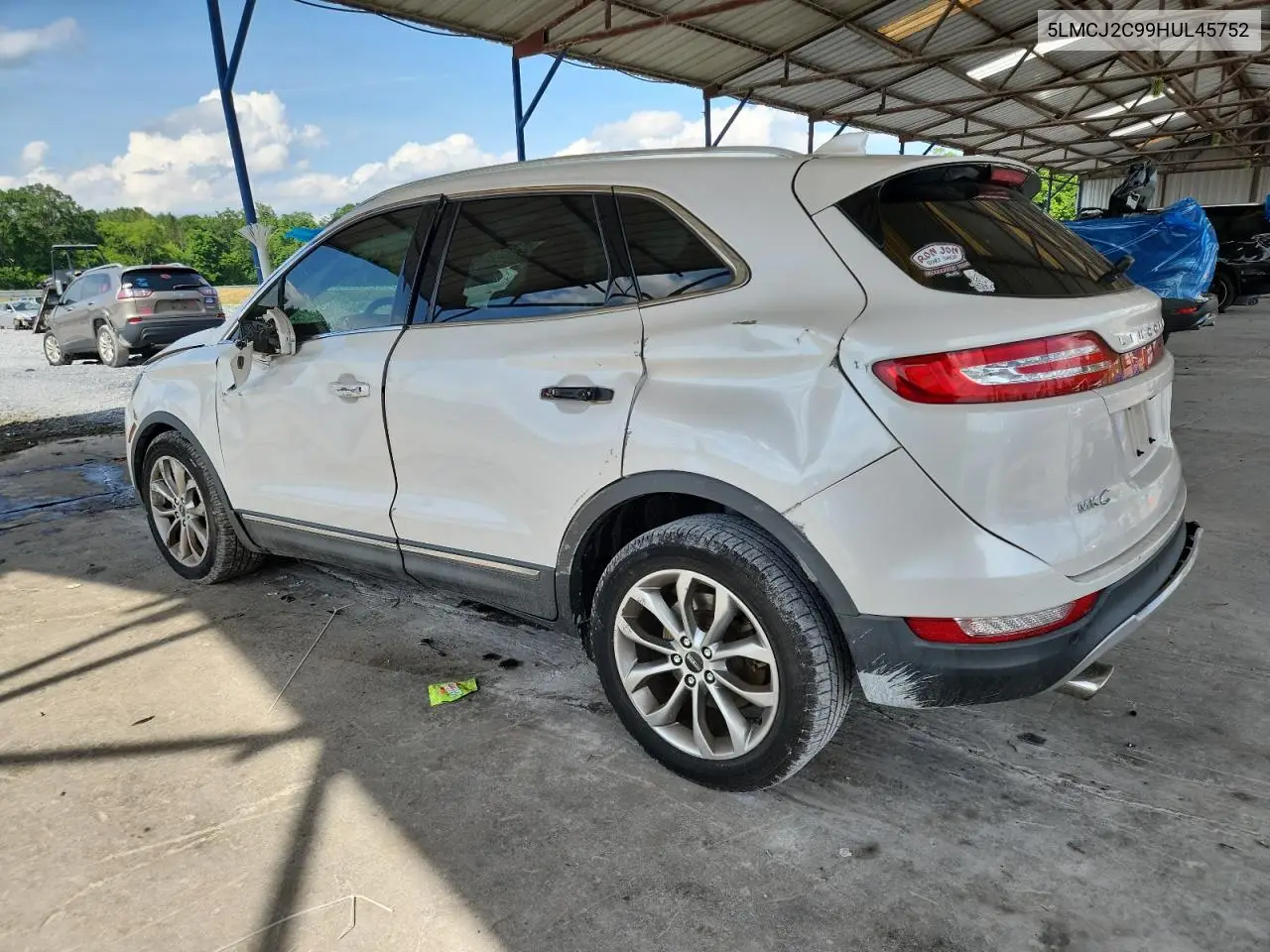 2017 Lincoln Mkc Select VIN: 5LMCJ2C99HUL45752 Lot: 58619965