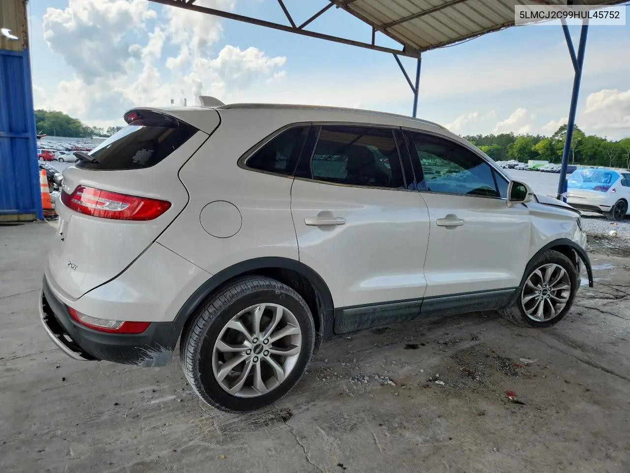 2017 Lincoln Mkc Select VIN: 5LMCJ2C99HUL45752 Lot: 58619965