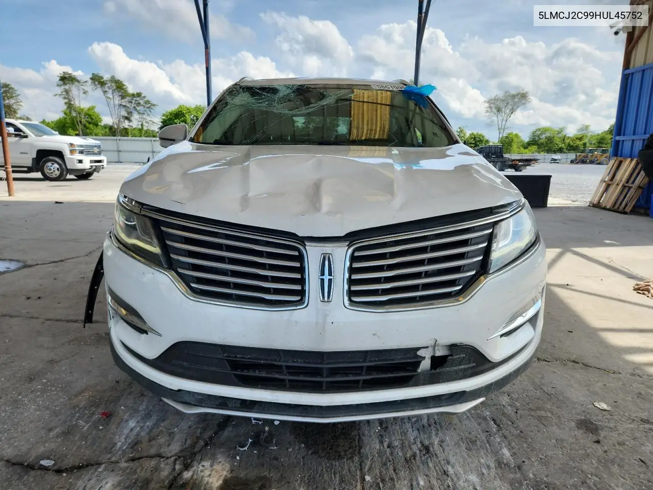2017 Lincoln Mkc Select VIN: 5LMCJ2C99HUL45752 Lot: 58619965