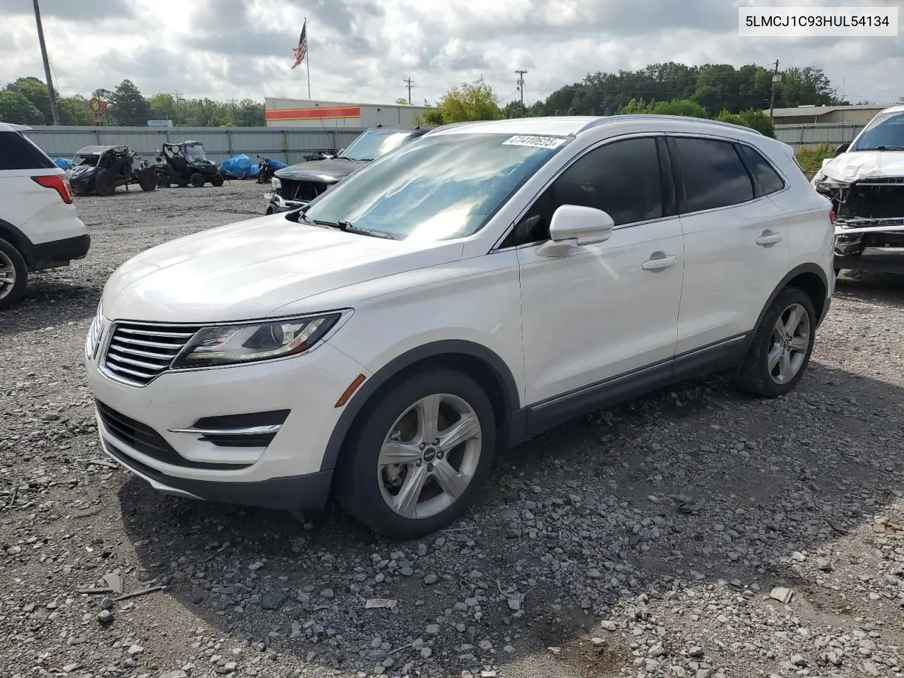 2017 Lincoln Mkc Premiere VIN: 5LMCJ1C93HUL54134 Lot: 61410695